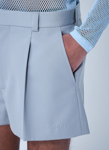 Wool Tailored Shorts Gucci Wool Tailored Shorts Grey guc0160007