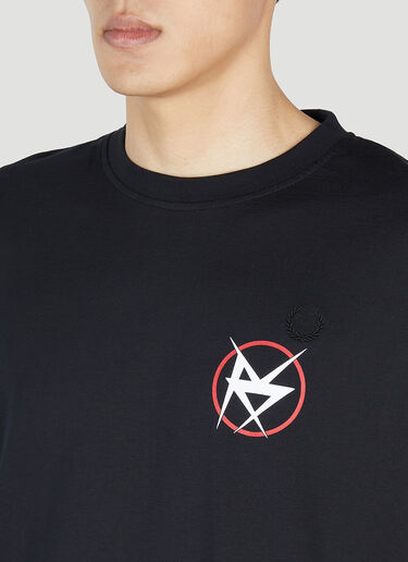 Printed T-Shirt Raf Simons x Fred Perry Printed T-Shirt Black rsf0152010
