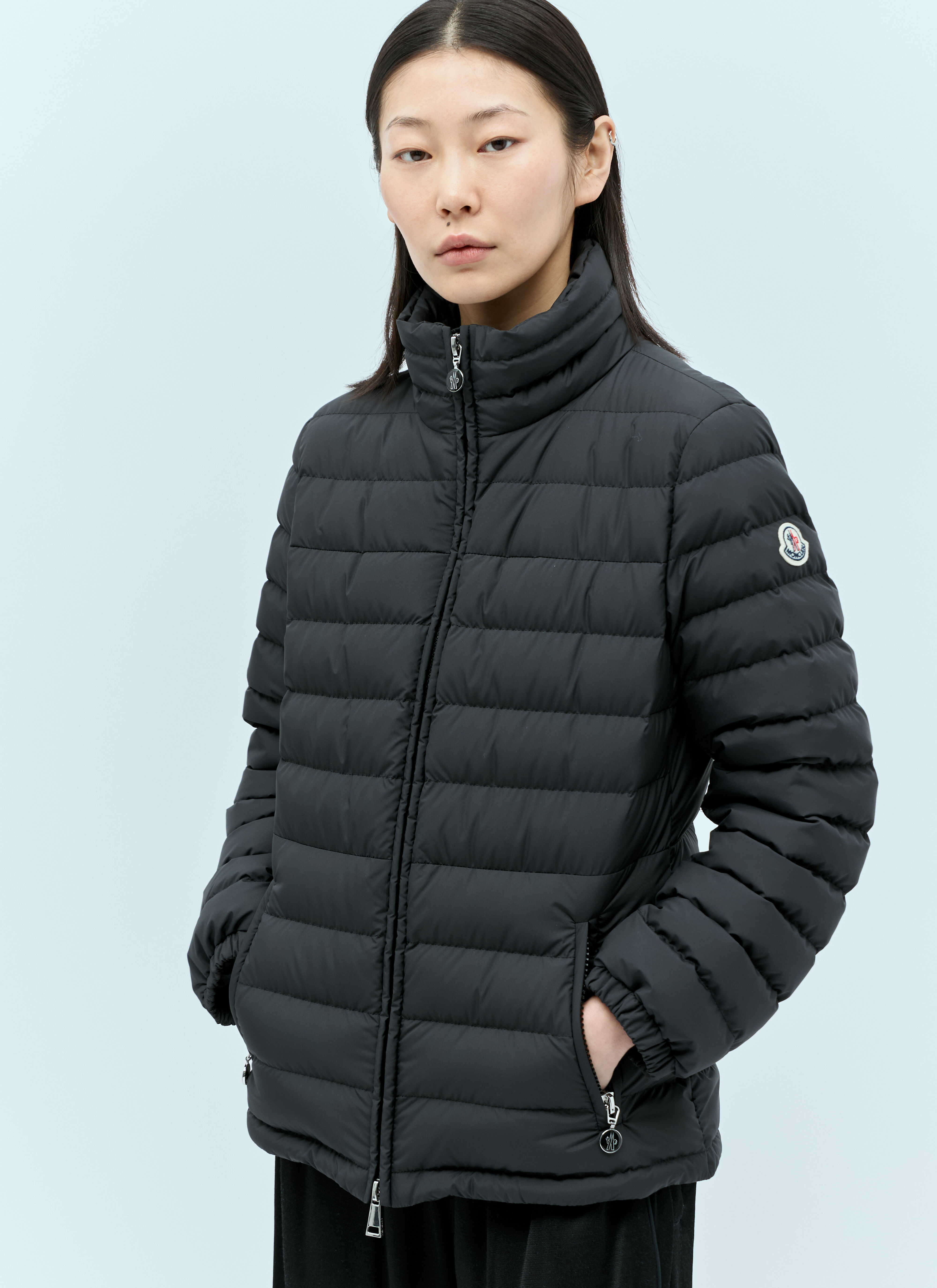 楽天市場】【3colors】MONCLER Avoce short down jacket Black