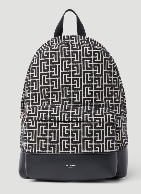 Lanvin Monogram Jacquard Backpack Black lnv0151031