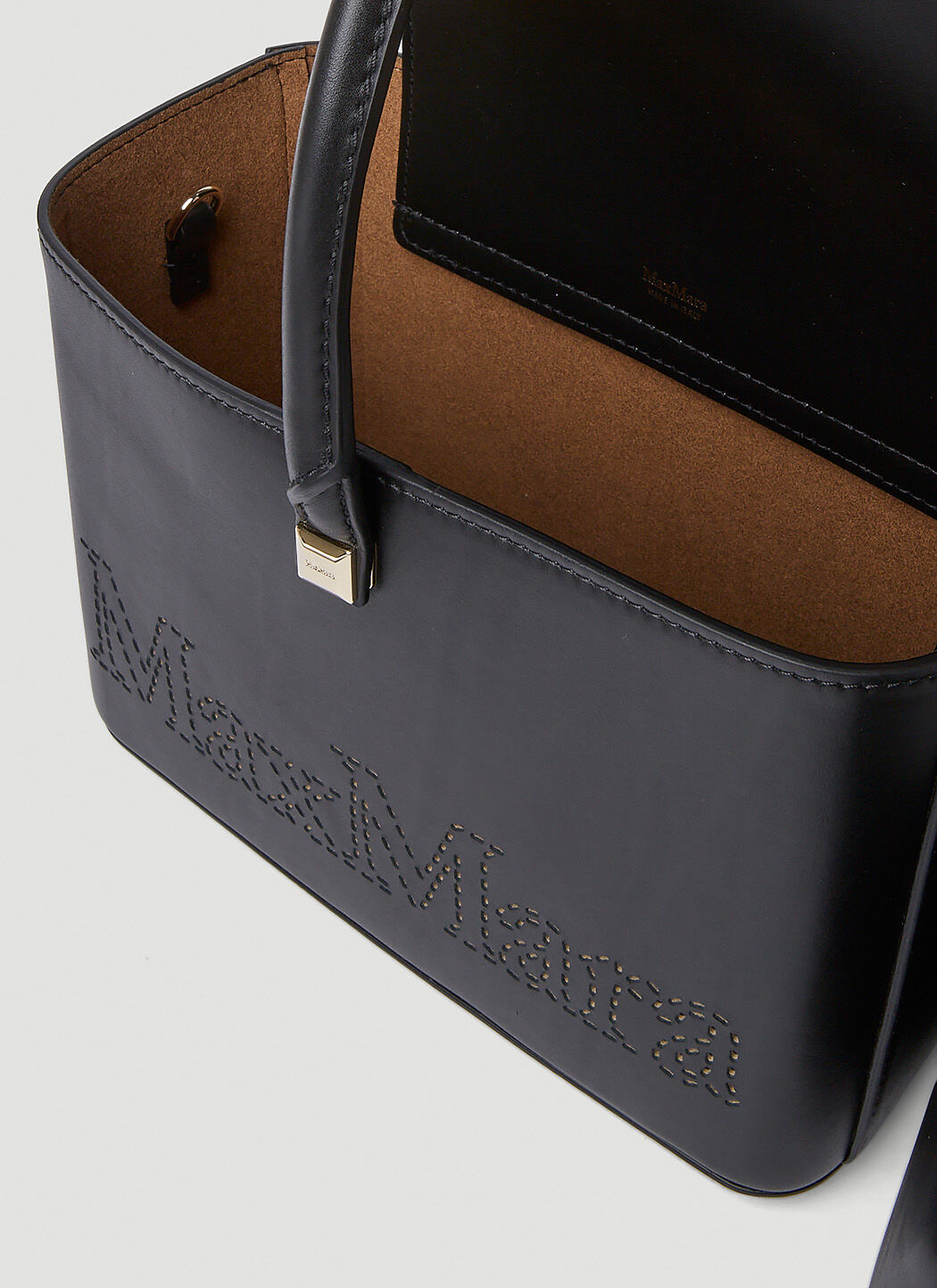 Max Mara Perforated Logo Shopping Tote Bag | LN-CC Max Mara Perforated Logo Shopping Tote Bag | LN-CC