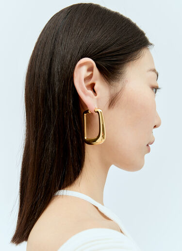 Jacquemus Les Boucles Ovalo 耳饰  金色 jas0256001