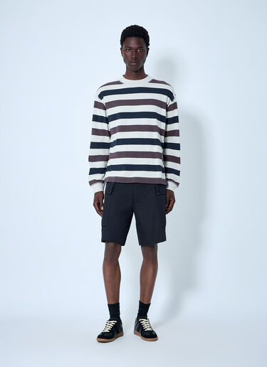 Striped Crewneck Sweatshirt Margaret Howell Striped Crewneck Sweatshirt Multicolor mhl0164004