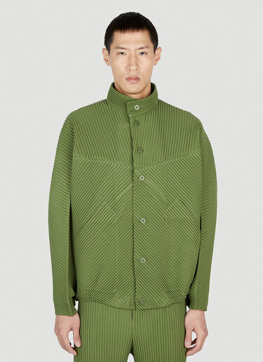 Homme Plissé Issey Miyake Design Jacket Green hmp0152016
