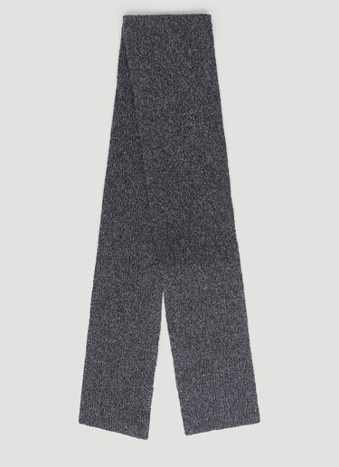 Dries Van Noten 소프트 니트 스카프 그레이 dvn0154036