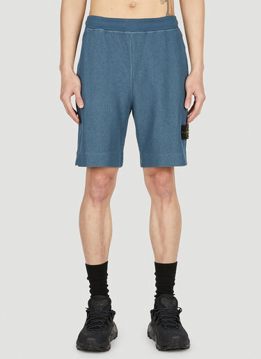 Stone Island 罗盘贴饰百慕大短裤 蓝色 sto0152061