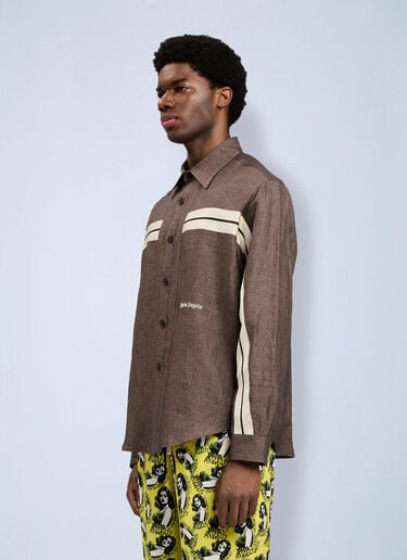 Palm Angels Classic Logo Trackshirt Brown pma0164164