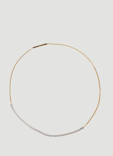 Bottega Veneta Fine Chain Necklace Gold bov0149095