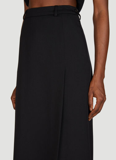 Balenciaga Split Tailored Skirt Black bal0255025