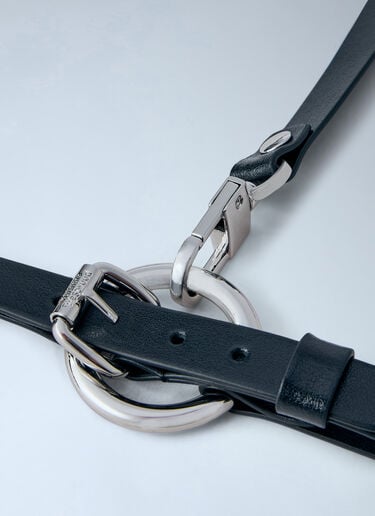 LN-CC® - Vivienne Westwood: Adjustable Leather Harness - Black Vivienne Westwood Adjustable Leather Harness Black vvw0265037