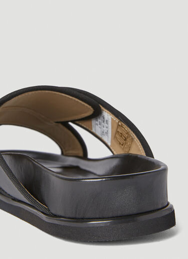 Thom Browne Criss Cross Sandals Black thb0151044