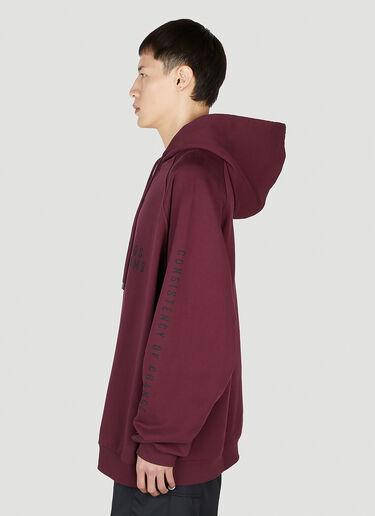 Raf Simons x Fred Perry Printed Overhead Hooded Sweatshirt Burgundy rsf0152008