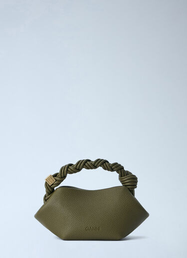 LN-CC® - GANNI: Bou Mini Handbag - Olive GANNI Bou Mini Handbag Olive gan0265051