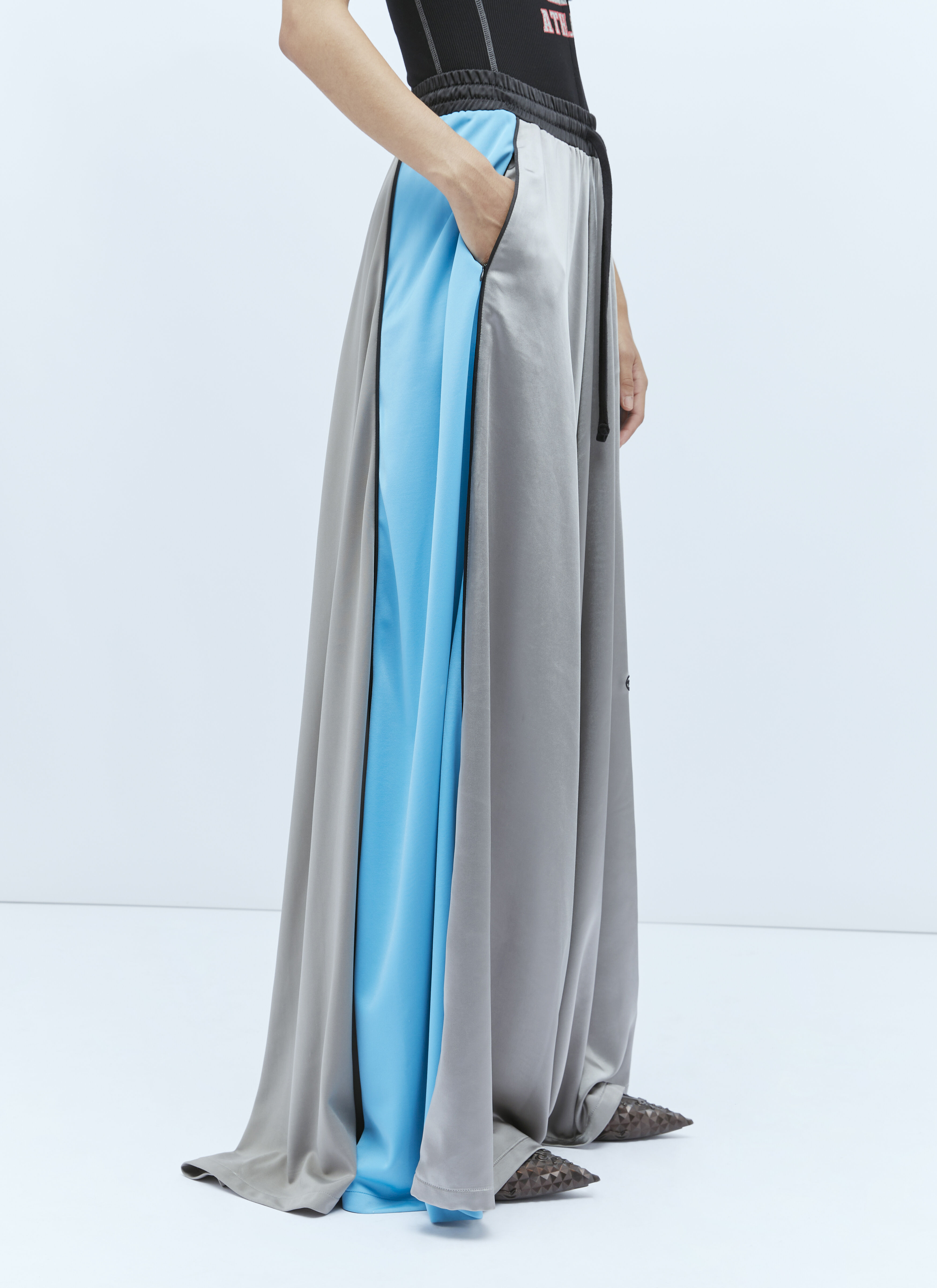 Diesel Women's' P-Wild Wide-Leg Pants in Grey | LN-CC®