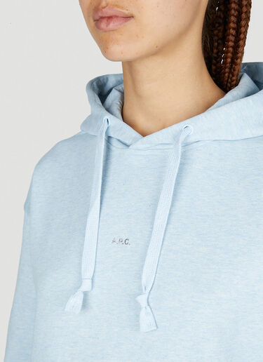 A.P.C. Christina Hooded Sweatshirt Blue apc0252004