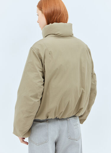 Lemaire Short Puffer Jacket Khaki lem0258005