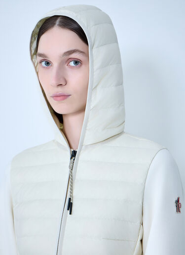 Moncler Grenoble Hooded Puffer Jacket White mog0264009