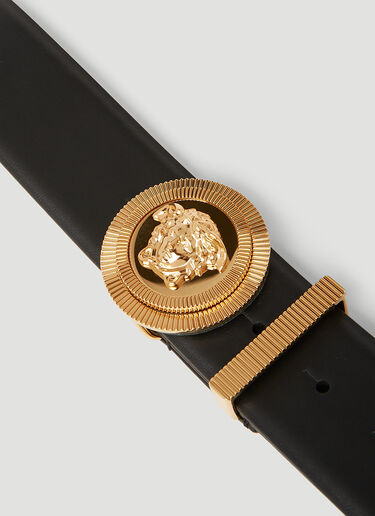 Versace Medusa Biggie Belt Black ver0149034