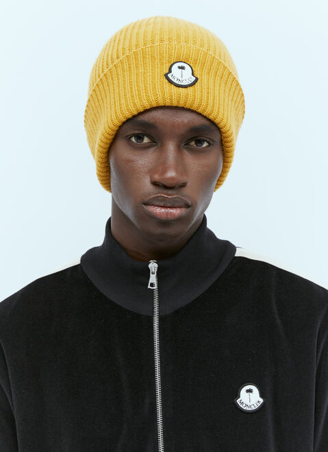 Moncler x Palm Angels ウールビーニーハット  グリーン mpa0355011