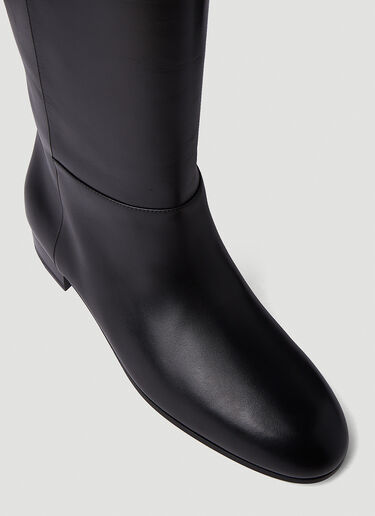 Gucci Horsebit Riding Boots Black guc0251080