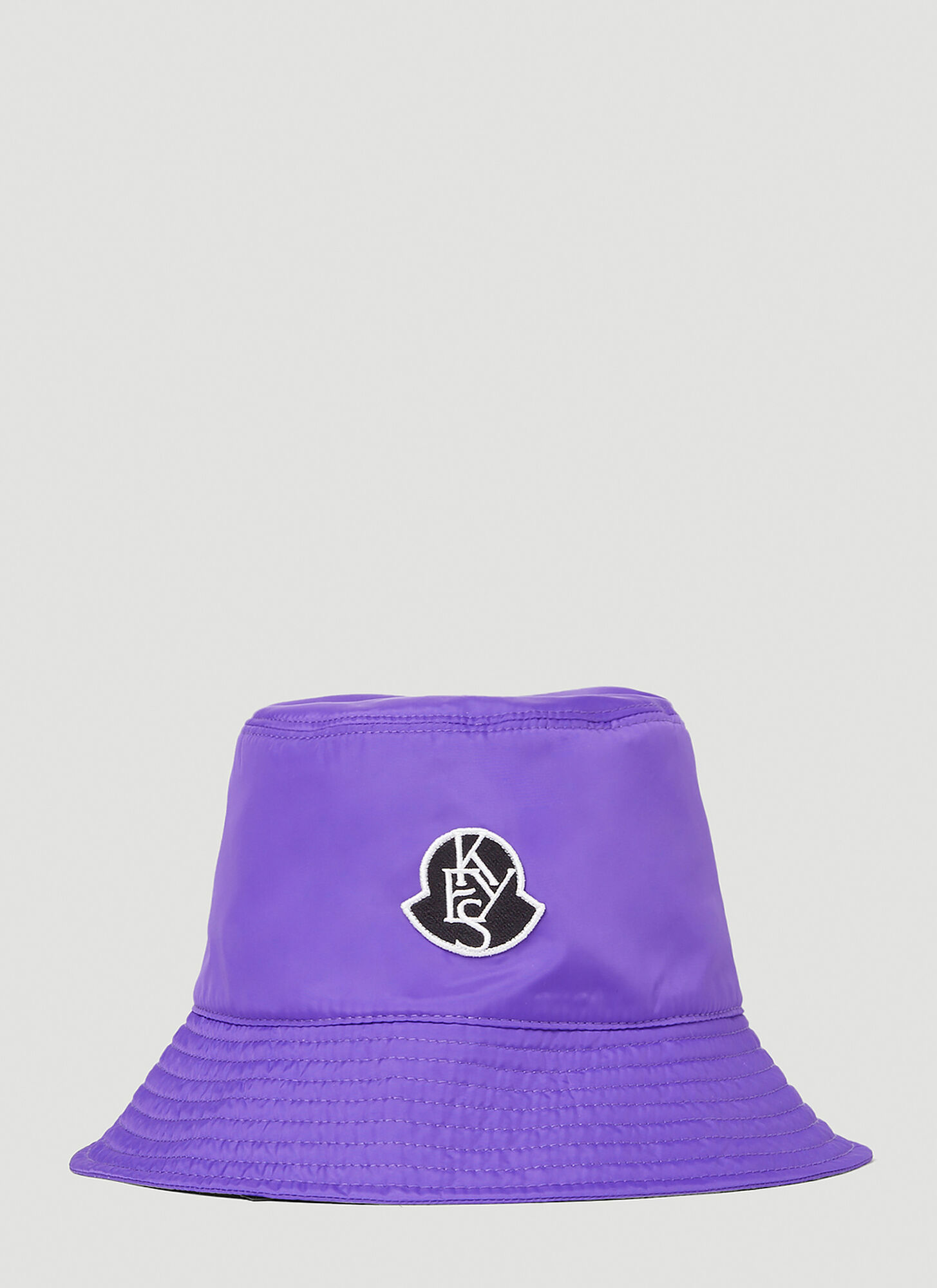 Moncler X Alicia Keys Logo Patch Bucket Hat In Purple