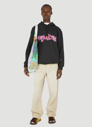 Text Kurlz Hooded Sweatshirt P.A.M. Text Kurlz Hooded Sweatshirt Black pam0347005