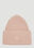 Acne Studios Face Patch Beanie Hat Blue acn0252007