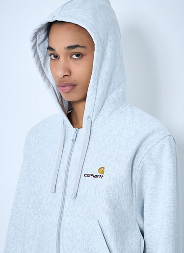 Carhartt WIP W' Hooded American Script Sweatshirt White wip0259003