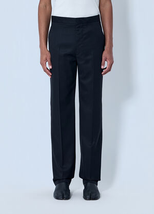 Maison Margiela Wool Tailored Trousers Black mla0164106