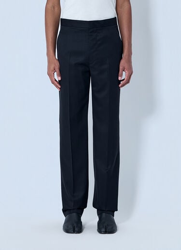 Maison Margiela Wool Tailored Trousers Black mla0164106