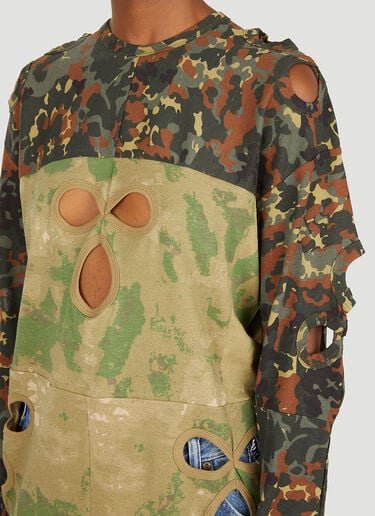 Balaclava Camouflage Long Sleeve T-Shirt PROTOTYPES Balaclava Camouflage Long Sleeve T-Shirt Green typ0350007