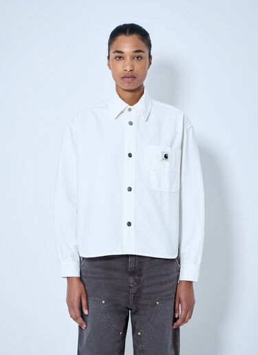 LN-CC® - Carhartt WIP: Georgia Shirt Jacket - White Carhartt WIP Georgia Shirt Jacket White wip0265003