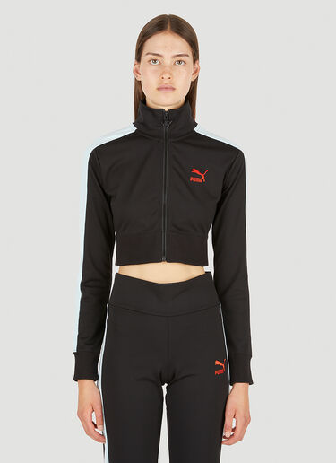 Puma x Dua Lipa T7 크롭 [트랙] 탑 블랙 pdl0250006