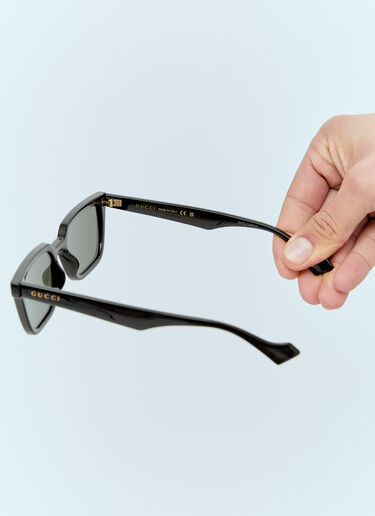 Gucci Rectangular Frame Sunglasses Black gus0156002