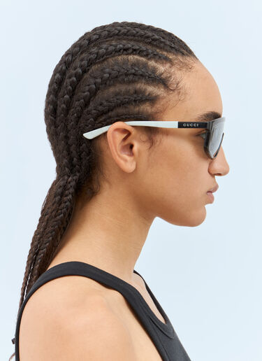 Gucci Mask Shape Sunglasses Black gus0357004