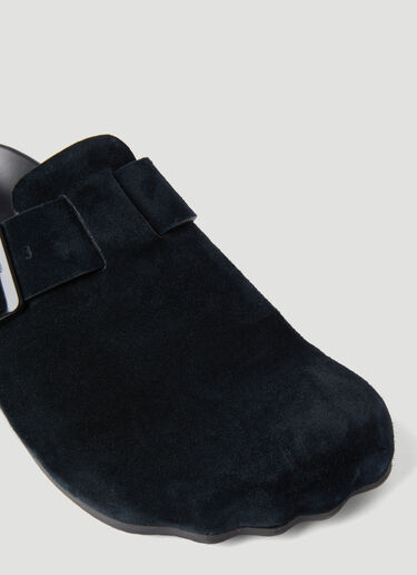 Balenciaga Suede Sunday Mules Black bal0255037