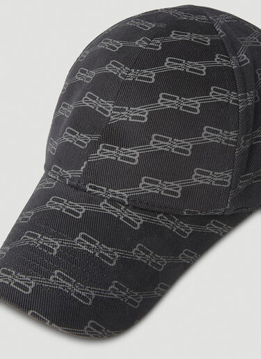 BB 모노그램 베이스볼 캡 Balenciaga BB 모노그램 베이스볼 캡 Black bal0151047
