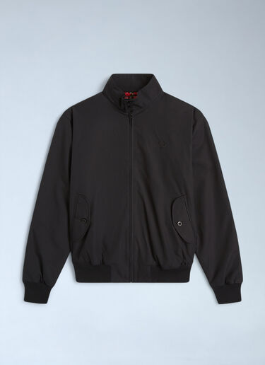 Fred Perry 해링턴 재킷  블랙 fry0162001