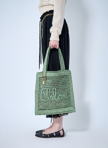 Chloé Summer Banana Tote Bag Green chl0260024