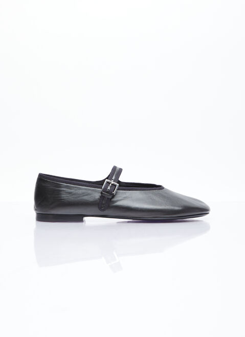 Gianvito Rossi Boheme MJ Leather Flats Pink gia0255016