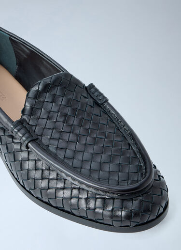 LN-CC® - Bottega Veneta: Silenzio Loafers - Dark Brown Bottega Veneta Silenzio Loafers Dark Brown bov0165023