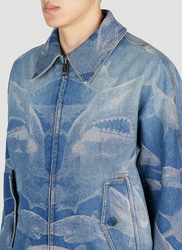 Burberry Shark Denim Jacket Navy bur0152050