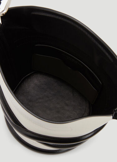 Alexander McQueen The Curve Small Shoulder Bag White amq0244012