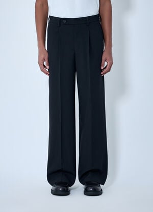 MM6 Maison Margiela Wide-Leg Tailored Pants Black mmm0163017