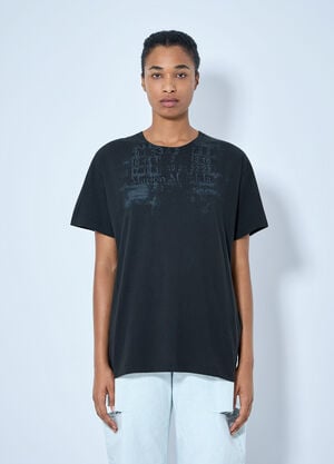 Maison Margiela Numbers Regular T-Shirt Black mla0265003