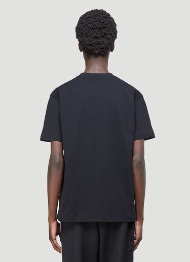 Yohji Yamamoto Logo T-Shirt Black yoy0142013