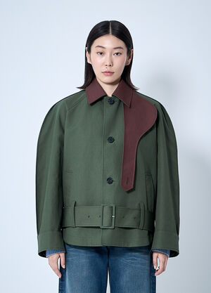 JW Anderson Rounded Blouson Jacket Olive jwa0260001