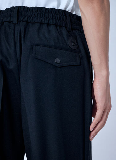LN-CC® - Moncler RE/ICONS: Tailored Wool Trousers - Black Moncler RE/ICONS Tailored Wool Trousers Black mon0166071