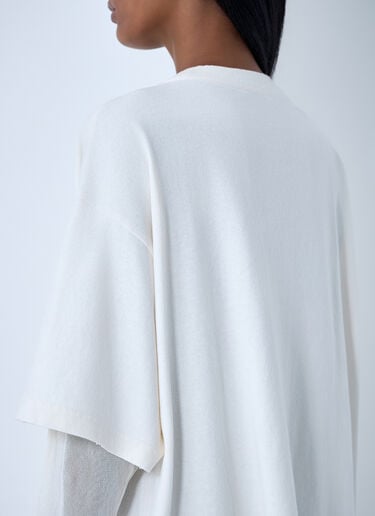 레이어드 프린트 티셔츠  Acne Studios 레이어드 프린트 티셔츠  화이트 acn0262030