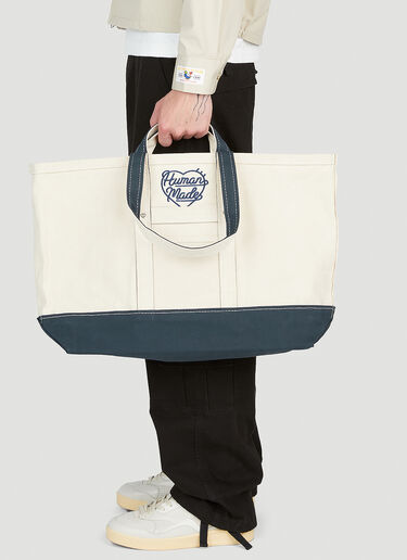 Human Made Canvas Tote Bag Cream hmd0152026